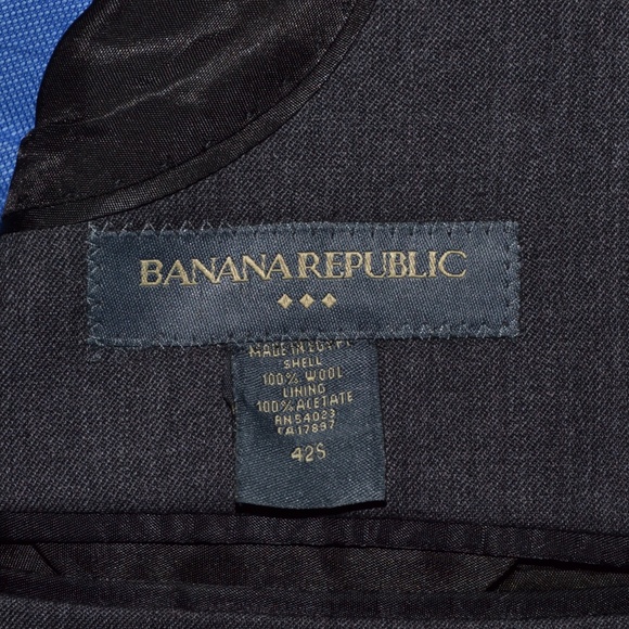 Banana Republic 42S Sport Coat Blazer Suit Jacket - Picture 7 of 8
